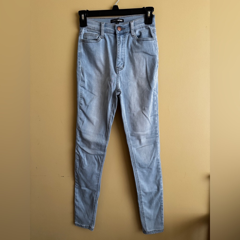 Fashion Nova Blue Skinny Jeans-Size 5